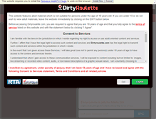 Tablet Screenshot of dirtyroulette.com